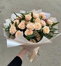 Букет Кремовые розы Латте в Старой Купавне