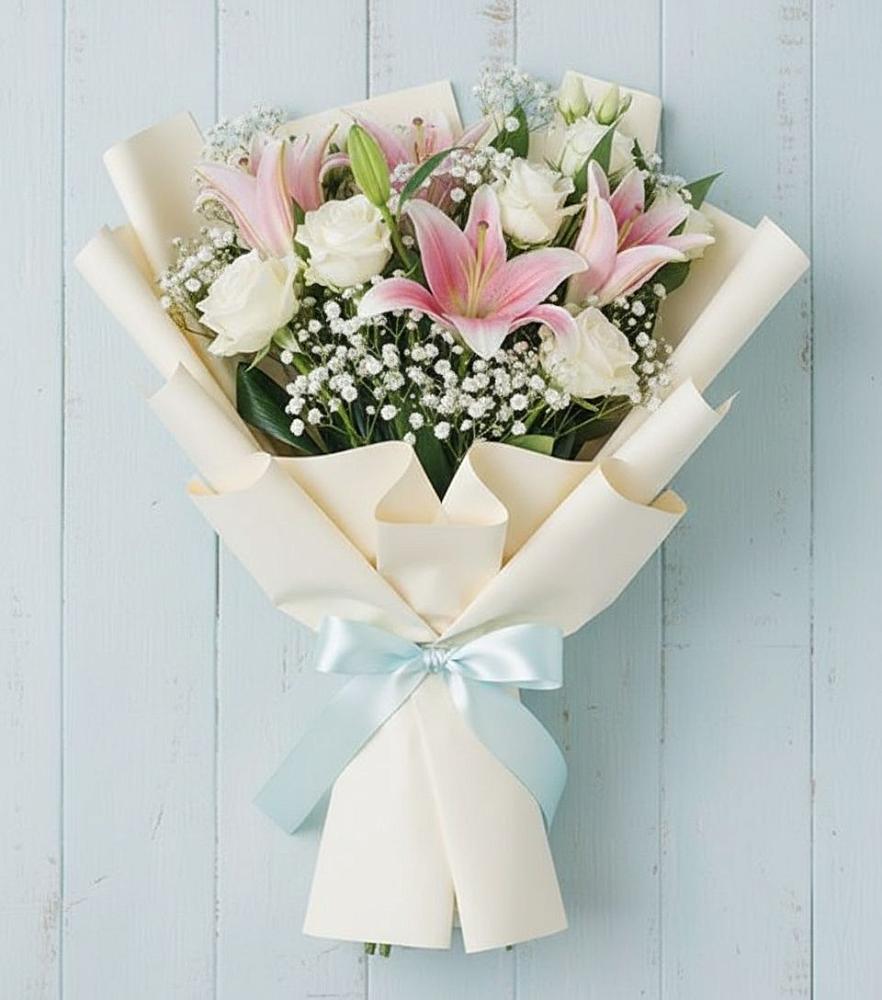 Букет цветов из: Лилии в Старой Купавне