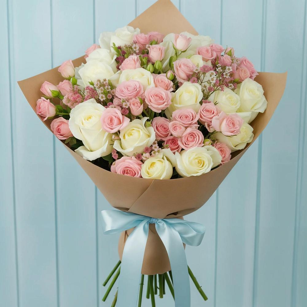 Букет цветов из: Розы в Старой Купавне