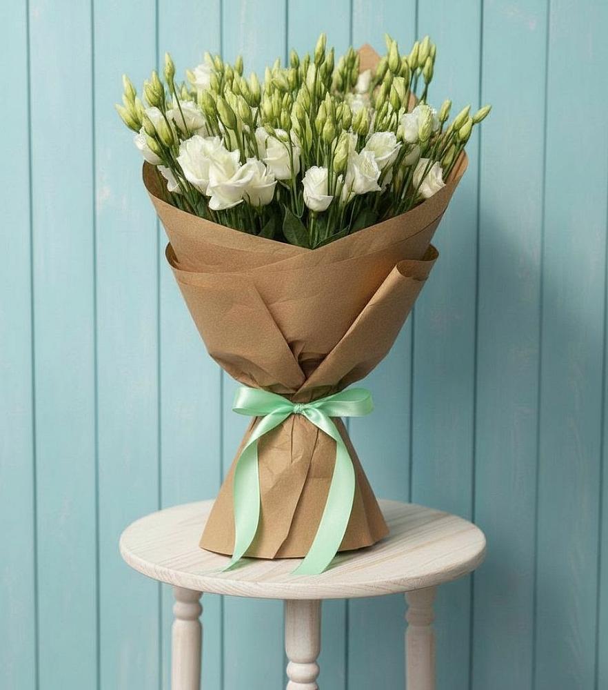 Букет цветов из: Лизиантусы в Старой Купавне