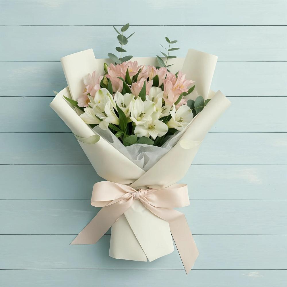 Букет цветов из: Альстромерии в Старой Купавне