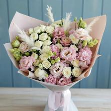 Букет цветов из:  Альстромерии и Розы в Старой Купавне
